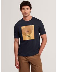 Ted Baker - Crawley Floral Box Graphic Cotton T-Shirt - Lyst