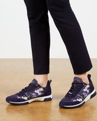 capela leopard jacquard runner trainers