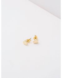 Ted Baker - Solid Mini Heart Stud Earrings - Lyst