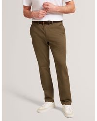 Ted Baker - Howeton Slim Fit Stretch Cotton Chinos - Lyst