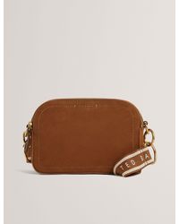 Ted Baker - Shayane Suede Webbing Camera Crossbody Bag - Lyst