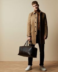Ted Baker Elton Leather Holdall - Black