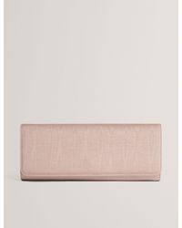 Ted Baker - Maliisa Moire Baguette Fold-Over Clutch Bag - Lyst