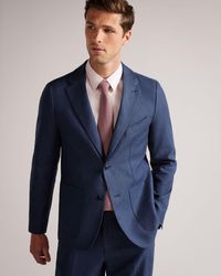 Blazer Sinj Panama Jacket Ted Baker pour homme en coloris Bleu blazers Blazers Homme Vêtements Vestes blousons 