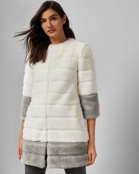 ted baker fur coats