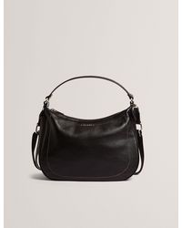 Ted Baker - Lyshia Webbing Strap Large Leather Hobo Bag - Lyst