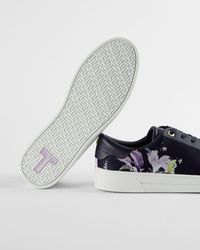 ted baker navy trainers womens