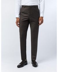 Ted Baker - Byront Flannel Wool-Rich Slim Suit Trousers - Lyst