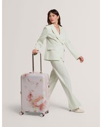 Ted Baker - Mb-Pnkm Magnolia Floral 4-Wheel Hard Shell Suitcase - Lyst