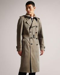 Homme Vêtements Manteaux Imperméables et trench coats Trench coat Synthétique Goldenim Paris pour homme en coloris Marron 