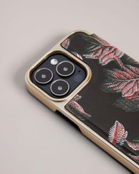 Coque à rabat pour iPhone 12 & 12 Pro avec miroir motif Sketchy Ted Baker en coloris Blanc Femme Accessoires Étuis et coques de téléphone 