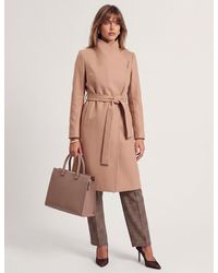 Ted Baker - Rose Midi Length Belted Wool Wrap Coat - Lyst