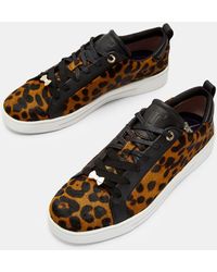 capela leopard jacquard runner trainers