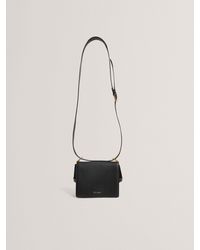 Ted Baker - Talika Leather & Suede Belted Detail Crossbody Bag - Lyst
