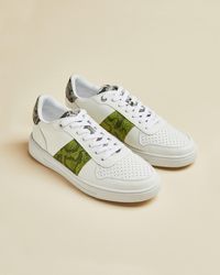 reebok classic phase 1 pro trainers in embossed faux snake