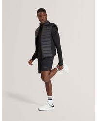 Ted Baker - Chris Lightweight Quilted Zip-Up Active Gilet - Lyst