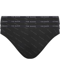 Ted Baker - Mila 3-Pack Branded No-Show Bikini Briefs - Lyst