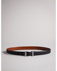 Ted Baker - Karmer Reversible Polished Leather Belt - Lyst