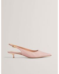 Ted Baker - Kitina Slingback Kitten Heel Court Shoes - Lyst