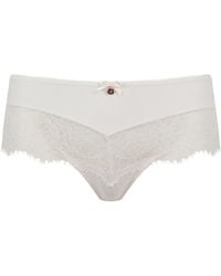 Ted Baker - Fiona Lace Panel Jacquard Brazilian Knickers - Lyst