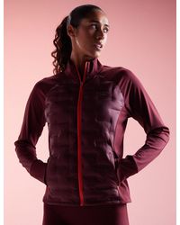 Ted Baker - Emma Insulated Hybrid Zip-Up Running Jacket - Lyst