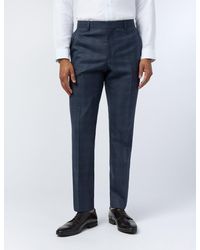 Ted Baker - Byrnet Tonal Check Performance Slim Suit Trousers - Lyst