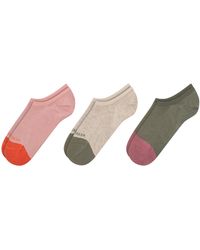 Ted Baker - 3 Pack Contrast Toe Liner Trainer Socks - Lyst