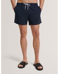 Ted Baker - Heffner Seersucker Mid-Length Swim Shorts - Lyst
