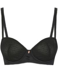 Ted Baker - Iris Branded Mesh Wired Full Cup Bra - Lyst