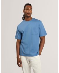 Ted Baker - Porflet Relaxed Cotton Crewneck T-Shirt - Lyst
