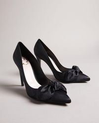 Ted Baker - Moire Satin Bow Court Shoes - Lyst