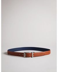 Ted Baker - Karmer Reversible Polished Leather Belt - Lyst