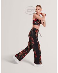 Ted Baker - Mavis Floral Print Straight Leg Active Joggers - Lyst
