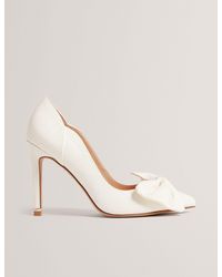 Ted Baker - Laissy Bow Detail Grosgrain Stiletto Court Heels - Lyst