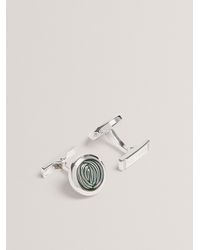 Ted Baker - Spiiral Spiral Round Cufflinks - Lyst