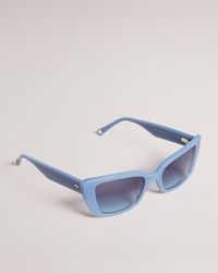 Ted Baker Tws164 Narrow Cat Eye Sunglass - Blue
