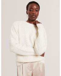 Ted Baker - Mirrani Brushed Alpaca Wool Relaxed Jumper - Lyst