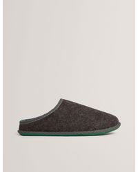 Ted Baker - Simmonn Felt Plush Lined Mule Slippers - Lyst