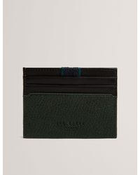 Ted Baker - Rasheem Webbing Tab Leather Card Holder - Lyst