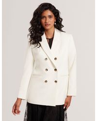 Ted Baker - Relaxed Double Breasted Ponter Blazer - Lyst