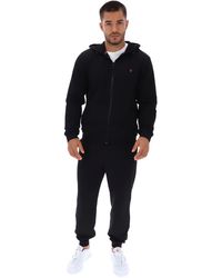 Ted Baker - Danny Zip-Up Piquet Tracksuit Hoodie - Lyst