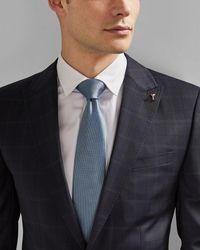 Ted Baker Seidenkrawatte - Blau
