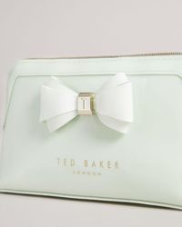 Ted Baker Curved Bow Makeup Bag - Green