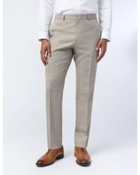Ted Baker - Donnet Check Performance Slim Suit Trousers - Lyst