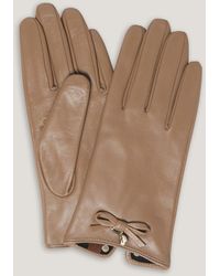 Ted Baker - Sheryys Bow Detail Soft Leather Gloves - Lyst
