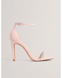 Ted Baker - Laiilah Crystal Strap Stiletto Heel Sandals - Lyst