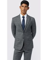 Ted Baker - Hilsonj Textured Check Performance Slim Suit Jacket - Lyst