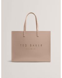 Ted Baker - Crikon Crinkled Pu Oversized Icon Tote Bag - Lyst