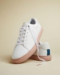 ted baker thawne leather trainer
