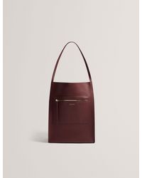 Ted Baker - Tammila Tall Soft Leather Structured Tote Bag - Lyst